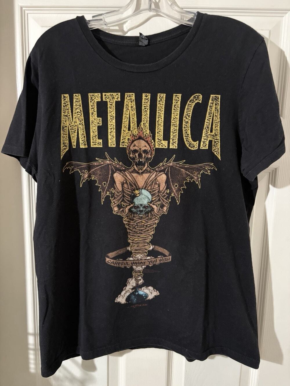 Metallica Shirt Sz L King Nothing Pushead 2017 Bay Island
